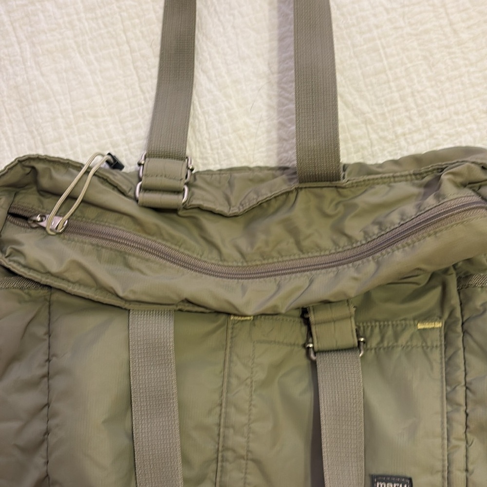 MARU ‘Easy & Relax Life Style’ Multi pocket Utility Zippered Tote Bag. - Picture 9 of 15
